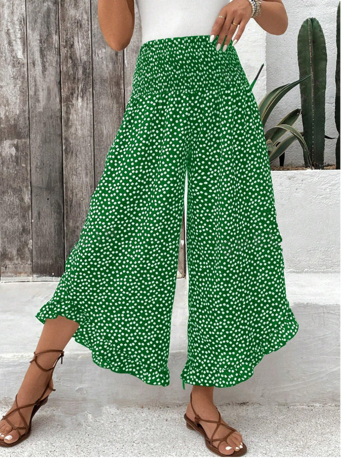 Pantalon Large Taille Haute à Pois - Auperia, mode femme élégante